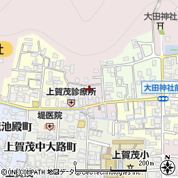 京都府京都市北区上賀茂藤ノ木町周辺の地図