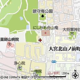 京都府京都市北区大宮薬師山東町11-24周辺の地図