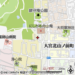 京都府京都市北区大宮西山ノ前町6周辺の地図