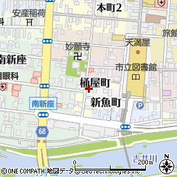 岡山県津山市桶屋町14周辺の地図