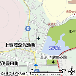 京都府京都市北区上賀茂狭間町58-5周辺の地図