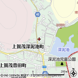 京都府京都市北区上賀茂狭間町39-1周辺の地図