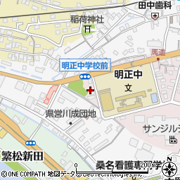 三重県桑名市明正町27周辺の地図
