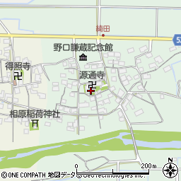 源通寺周辺の地図