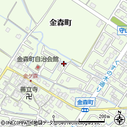 滋賀県守山市金森町889周辺の地図
