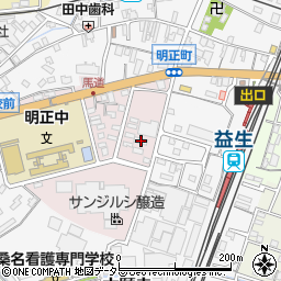 三重県桑名市明正町76周辺の地図