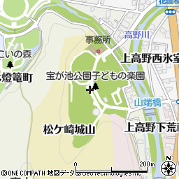京都府京都市左京区松ケ崎千石岩周辺の地図