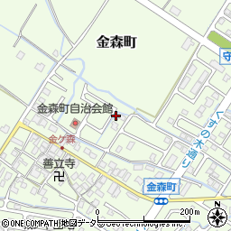 滋賀県守山市金森町888周辺の地図