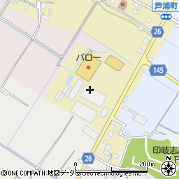 滋賀県草津市下物町20-1周辺の地図