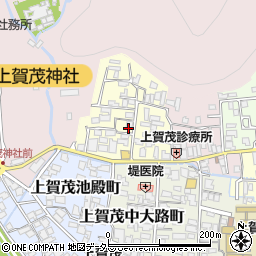 京都府京都市北区上賀茂山本町周辺の地図