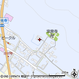 滋賀県野洲市妙光寺244周辺の地図