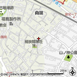愛知県豊明市栄町（山ノ神）周辺の地図