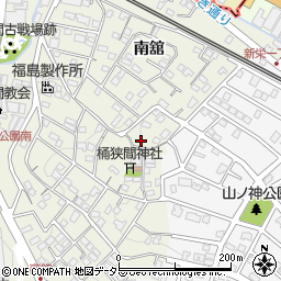愛知県豊明市栄町山ノ神23周辺の地図