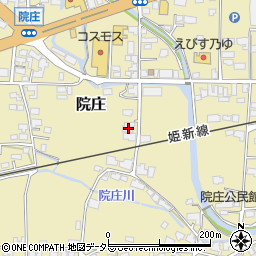 岡山県津山市院庄850周辺の地図