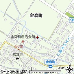 滋賀県守山市金森町704周辺の地図