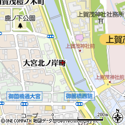 京都府京都市北区大宮榿ノ木町周辺の地図