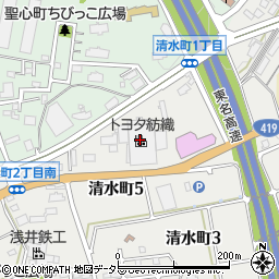 トヨタ紡織株式会社　土橋工場周辺の地図