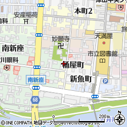 岡山県津山市桶屋町15周辺の地図