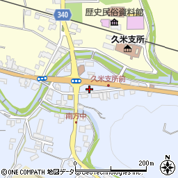 ファミリーマート久米支所前店周辺の地図