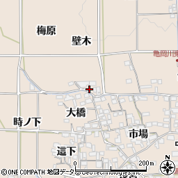 京都府亀岡市馬路町壁木周辺の地図