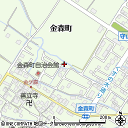 滋賀県守山市金森町703周辺の地図