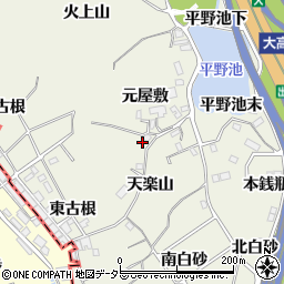 愛知県名古屋市緑区大高町天楽山7周辺の地図
