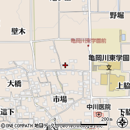 京都府亀岡市馬路町六反田周辺の地図