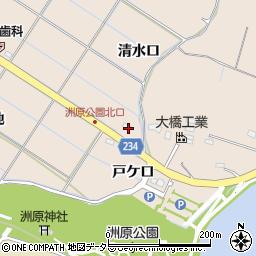 愛知県刈谷市井ケ谷町清水口周辺の地図
