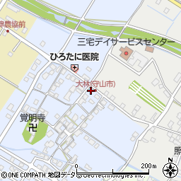 滋賀県守山市大林町279周辺の地図