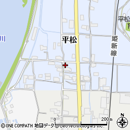 岡山県真庭市平松109周辺の地図