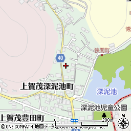 京都府京都市北区上賀茂狭間町33周辺の地図