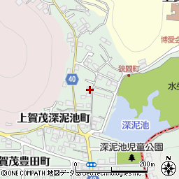京都府京都市北区上賀茂狭間町34周辺の地図
