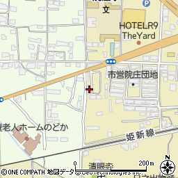 岡山県津山市院庄796周辺の地図