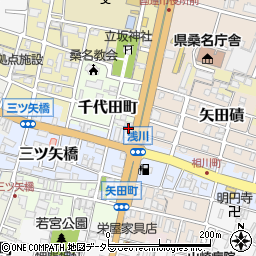 スクールＩＥ桑名中央校周辺の地図