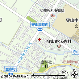 滋賀県守山市金森町997周辺の地図