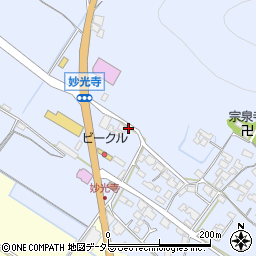 滋賀県野洲市妙光寺197-1周辺の地図