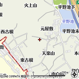 愛知県名古屋市緑区大高町天楽山6-2周辺の地図