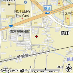 岡山県津山市院庄819周辺の地図