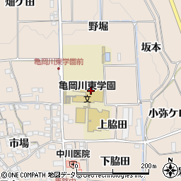 京都府亀岡市馬路町溝ノ上周辺の地図