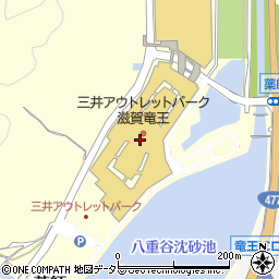 フォッシル三井アウトレットパーク滋賀竜王周辺の地図