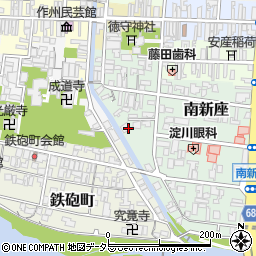 藺田川周辺の地図