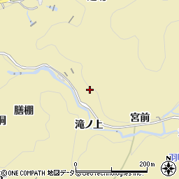 愛知県豊田市豊松町滝ノ上周辺の地図