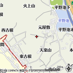 愛知県名古屋市緑区大高町天楽山6-5周辺の地図