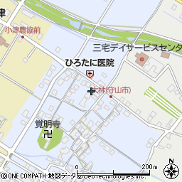 滋賀県守山市大林町277周辺の地図