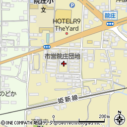 岡山県津山市院庄803周辺の地図