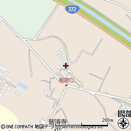 京都府南丹市園部町若森門前町周辺の地図