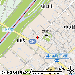 愛知県刈谷市井ケ谷町山伏周辺の地図
