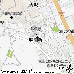 兵庫県丹波篠山市中野151周辺の地図