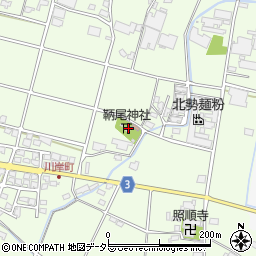 鞆尾神社周辺の地図