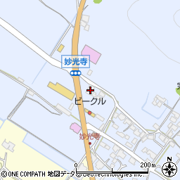滋賀県野洲市妙光寺194周辺の地図